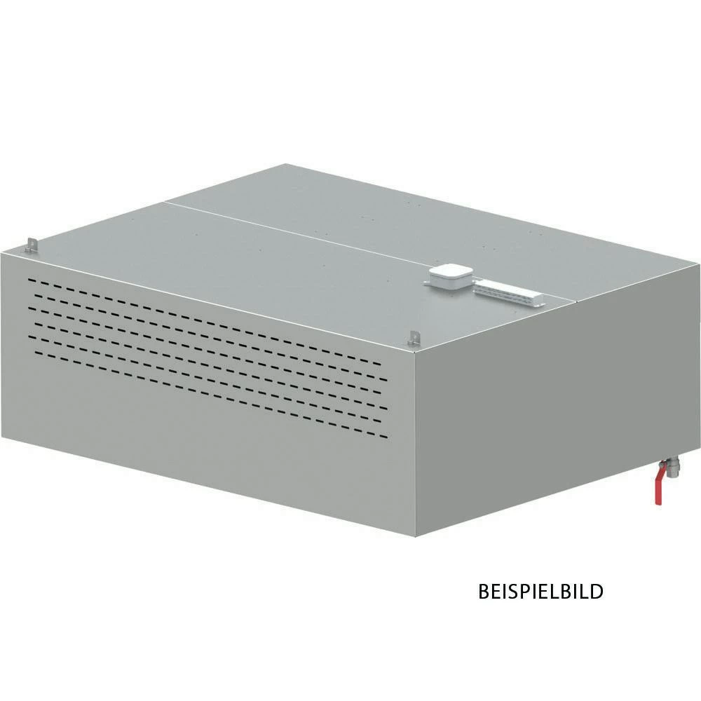 Stalgast Induktions-Wandhaube Mit Kompensation "Basic Line", Kastenform 1800 Mm X 1300 Mm Mit Flammschutzfilter Typ B
