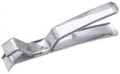 2x Zange Für Pizzableche Aus Edelstahl 18/10, Hochglänzend, Mit Feder, Zum Greifen