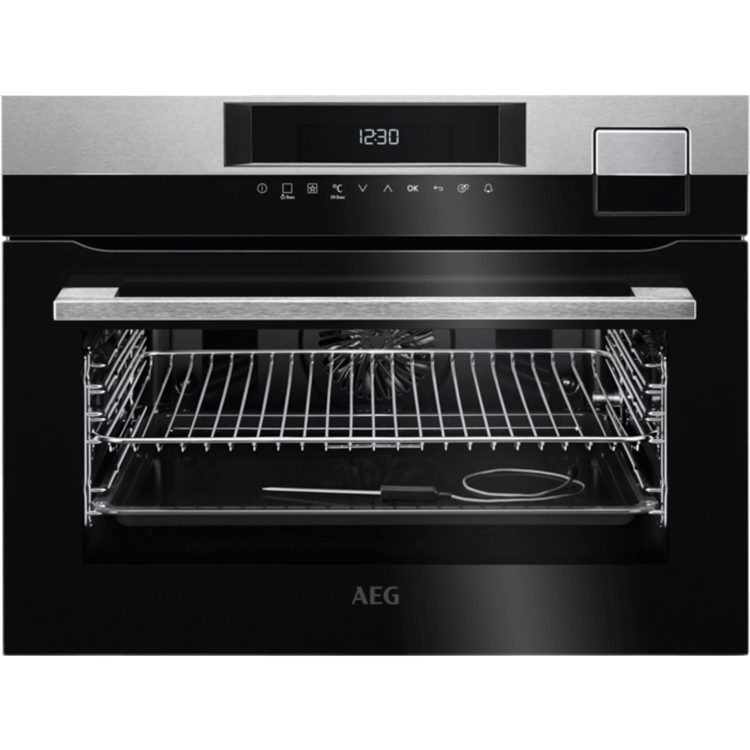 AEG 9000 SteamPro / Dampfbackofen / Dampfreinigung / Matt Black BSK792280T - Image 4