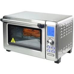 Syntrox Germany 60 Liter Mini Stand Backofen Mit Umluft Und Drehspieß Kleinküche Minieküche Mit 2 Kochplatten Miniofen