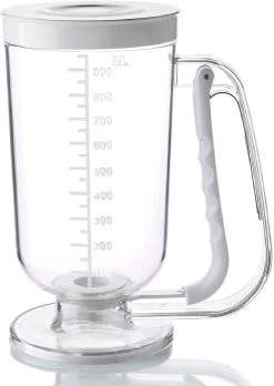 Vip Ahmet Teigportionierer Teigdosierer Portionierkrug Hamur Dagitici Transparent-Anthrazit