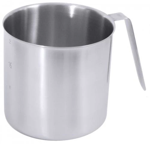 2x Contacto Maß, Zylindrisch, Edelstahl, Volumen: 1 L, Durchmesser: 11 Cm, Höhe: 13,5 Cm - Image 2