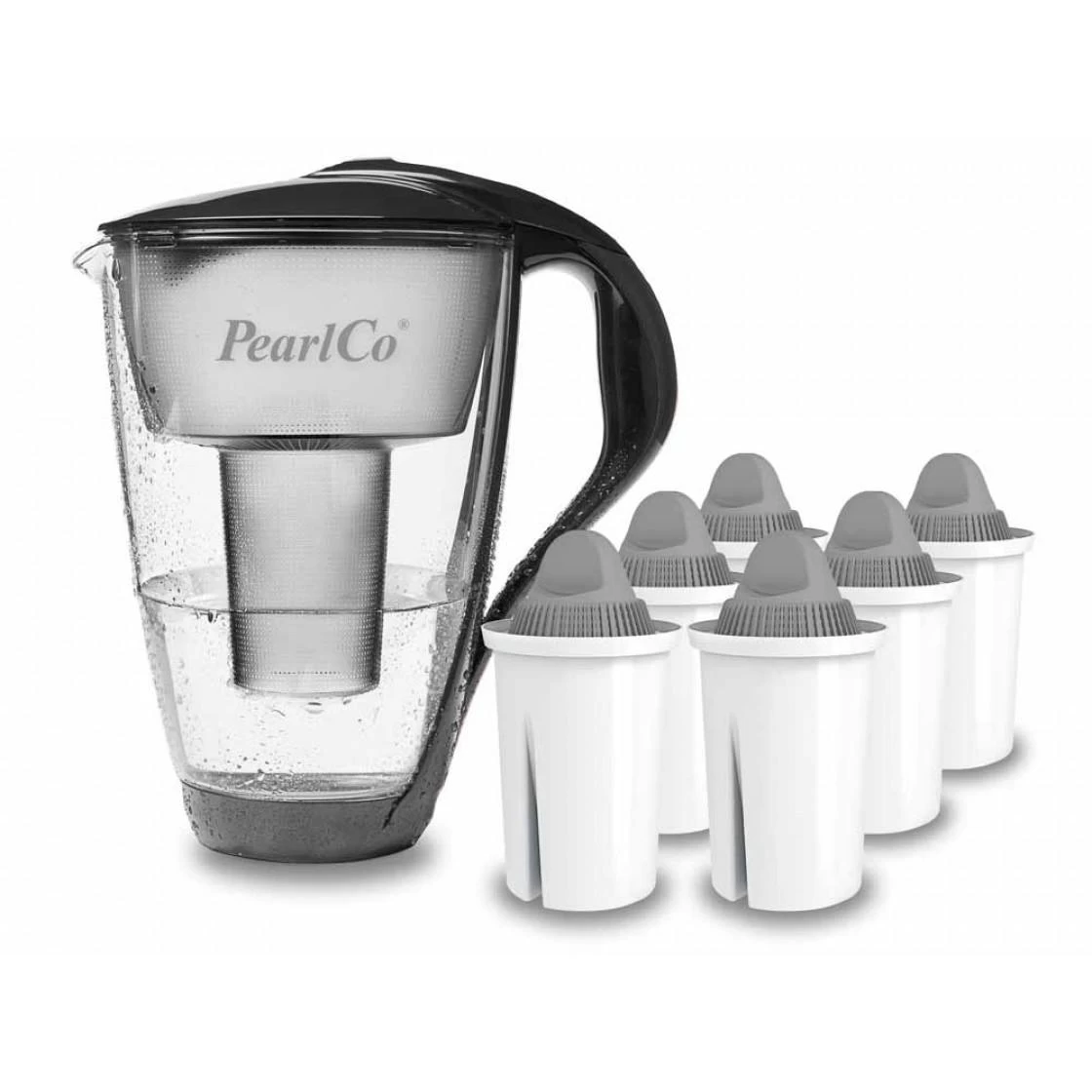 Glas-Wasserfilter Rot Inkl. 12 Protect+ Filterkartuschen - Image 7