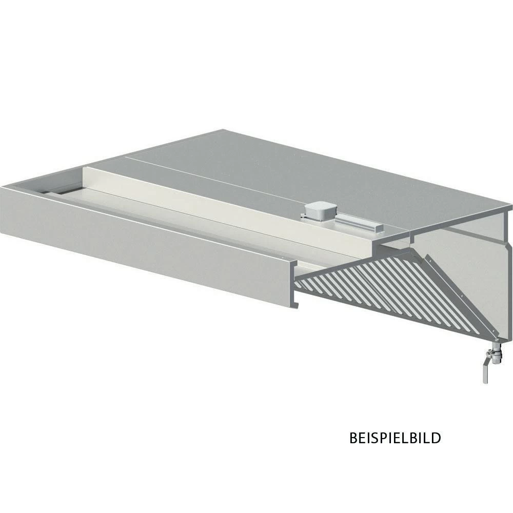 Stalgast Wandhaube "Basic Line", Schrägform 1700 Mm X 1200 Mm Mit Flammschutzfilter Typ B - Image 6