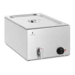 Bain Marie - 600 W - 1 GN 1/1 - Ablasshahn