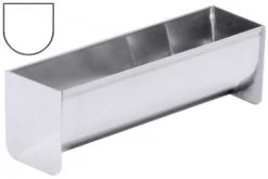 2x Contacto Portionsdachrinne, Edelstahl Länge: 13,5 Cm, Breite: 4 Cm, Höhe: 4,5 Cm, Volumen: 0,16 L