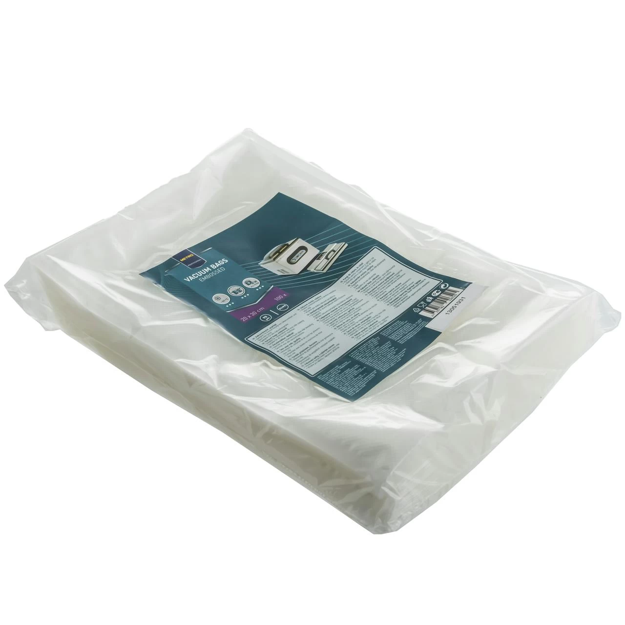 METRO Professional Vakuumbeutel, PA / PE, 15 X 30 Cm, Dicke: 90 µm, Beständig Bis 100°C Für Max. 4h, Geeignet Für Sous-Vide Garen, 100 Stück – Bild 3