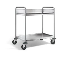 Blanco Abräumwagen Aus Rostfreiem Edelstahl Mit Stahlverzinkten Rollen ARW 9 X 6-2