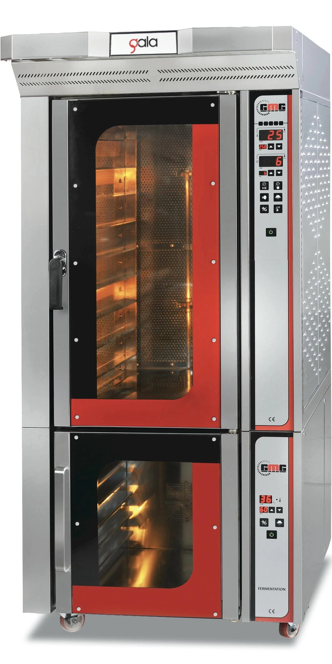 GMG - Umluft-Ofen - 10 Rotierende Einschübe (10x 40 X 60cm) - Inkl. Haube & Gärschrank Mit Glastür | 26,5 KW 400V - Image 3