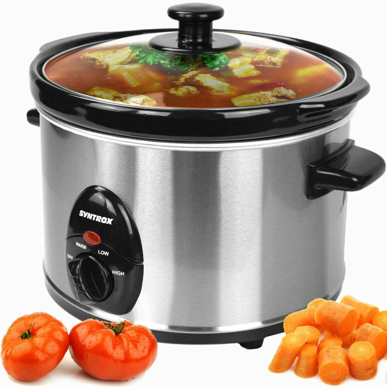 1,5 Liter Edelstahl Slow Cooker Mit Warmhaltefunktion – Bild 4