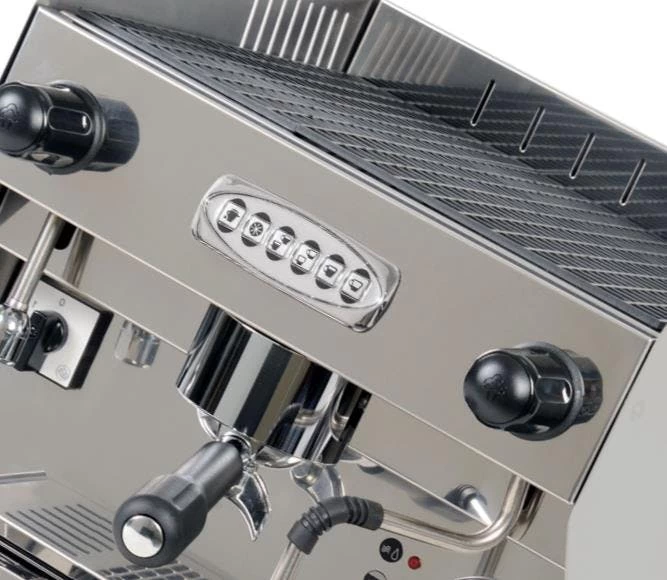 Siebträger - Espressomaschine BAROSSI Professionale 1 Gr. Autom. - Farbe: Rot