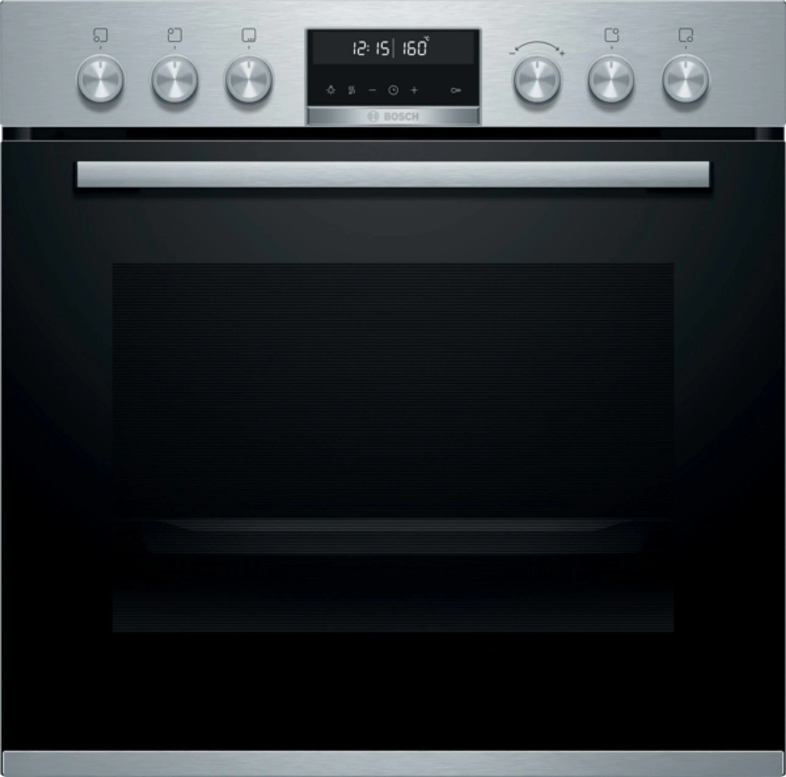 Bosch Serie 6, Einbau-Herd, 60 X 60 Cm, Edelstahl HEA5784S0