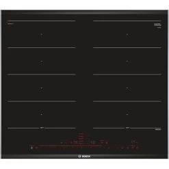 Bosch PXX675DC1E Kochfeld Schwarz, Edelstahl Integriert Zonen-Induktionskochfeld 4 Zone(n)