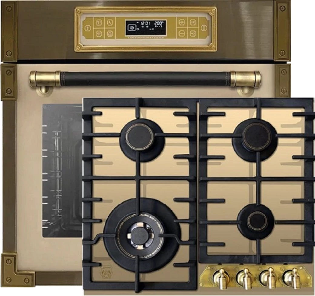 Herd Set/ Kaiser EH 6726 ElfAD / Einbaubackofen + KCG 6335 ElfEm / Gaskochfeld