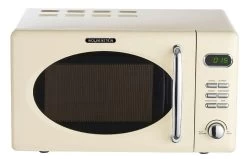 Wolkenstein WMW720 SC Creme Retro Mikrowelle 700Watt 20l Nostalgie