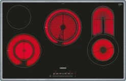 Siemens ET845FCP1D Kochfeld Schwarz, Edelstahl Integriert Keramik 4 Zone(n)