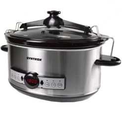 6,5 Liter Digitaler Slow Cooker Mit Timer Syntrox Germany