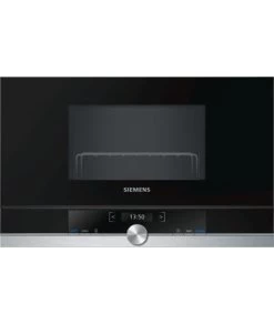 Siemens BE634LGS1 Mikrowelle Integriert 21 L 900 W Schwarz, Silber