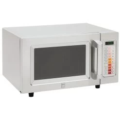 METRO Professional Mikrowelle GMW1125, Edelstahl, 51.1 X 43.2 X 31.1 Cm, 10 Programme, 60-Minuten-Timer, 25 L, Max. Tellerdurchmesser 30 Cm, Silber