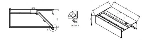 Stalgast Wandhaube "Expert Line", Kastenform 2700 Mm X 1200 Mm Mit LC2 Typ A Zyklonen-/Labyrinthfilter - Image 7