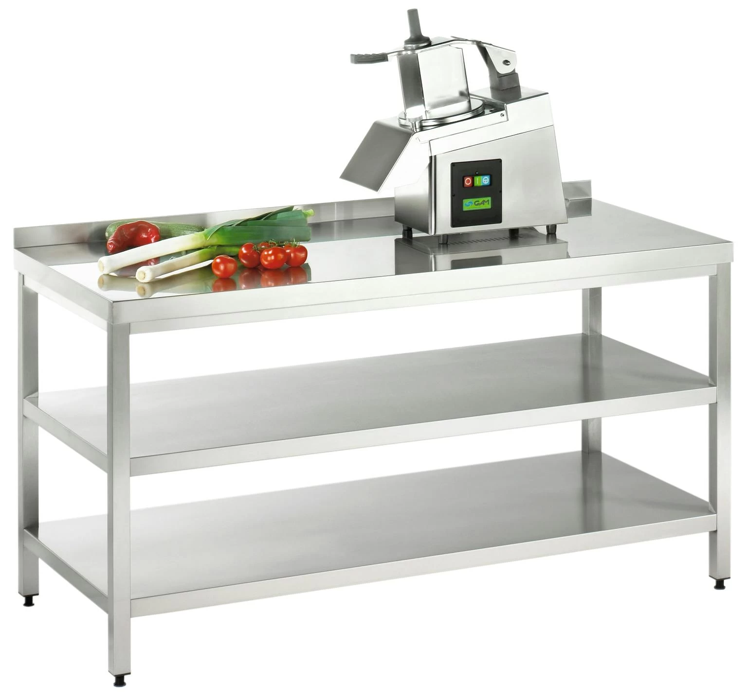 GGG Arbeitstisch Mit Grund-/ Zwischenboden Und Aufkantung - Image 4