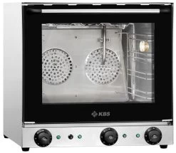 KBS Heißluftofen Premium 2,7 KW Mit Manueller Beschwadung Und 2 KW Grillfunktion