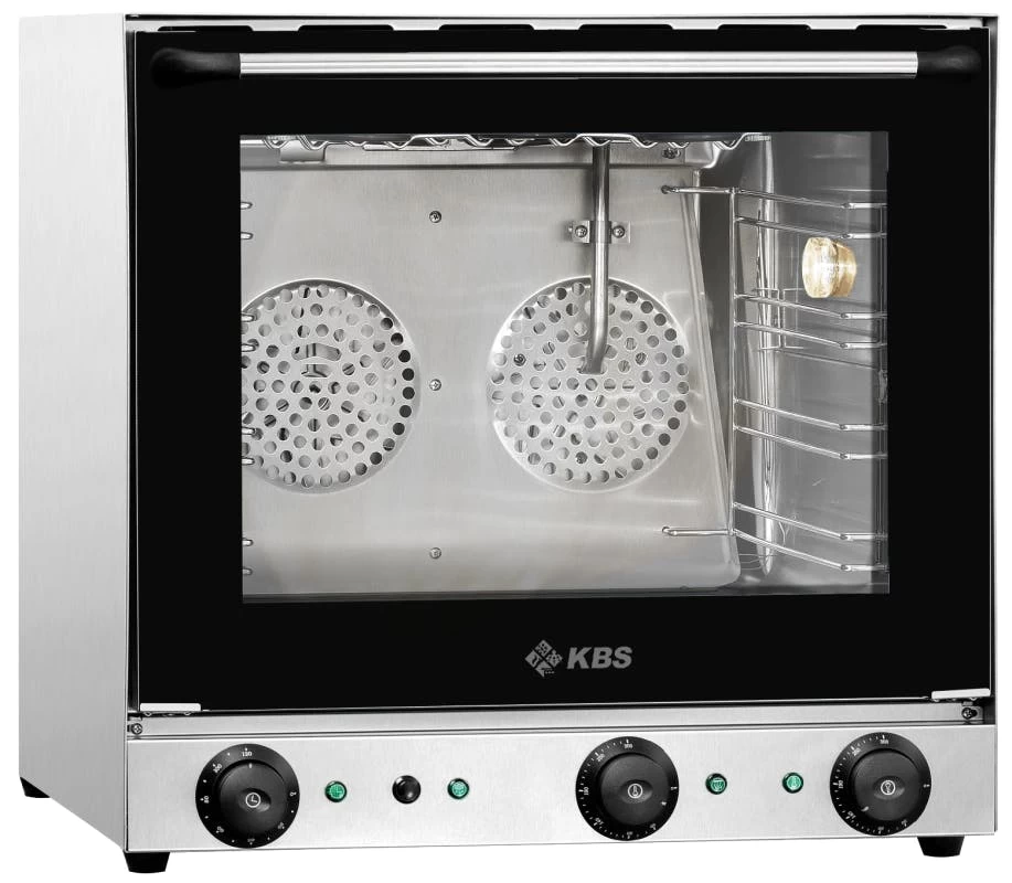 KBS Heißluftofen Premium 2,7 KW Mit Manueller Beschwadung Und 2 KW Grillfunktion