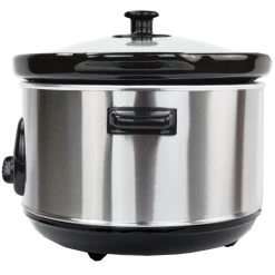 4,5 Liter Edelstahl Slow Cooker Mit Warmhaltefunktion