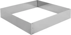 1 X SCHNEIDER Tortenring "Quadrat", 24 X 24 X 5 Cm 240 X 240 X 50 Mm