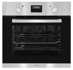 Exquisit Einbaubackofen EBE 657-2 U | 59 L Backofenvolumen | Inox